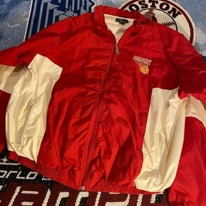Vintage 90s Full Zip Windbreaker Retro Jacket Adult Size Large